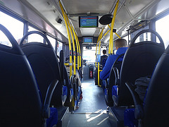 Inside the Arriva bus