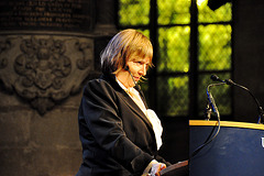 Professor Marita Mathijsen after the Huizinga Lecture