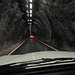 Driving through the Munt la Schera tunnel