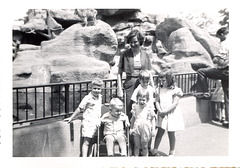 At the Zoo In the Summer of '52. Karen and me with our neighborhood friends.