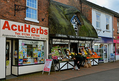 Whacky and healthy food shops; Stafford