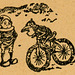 Don't Walk! Ride a Bicycle (Brownies and Bicycle Detail)