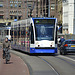 Amsterdam tram 2126 at speed on the Rokin
