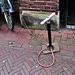 Bicycle pump on a chain