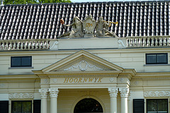 House Hoornwyk on the bank of the canal from Delft to The Hague