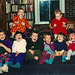 Colin, Anneka, Gabriel, Rylan, Lizzie, Owen, Amelia, and Nevan and Ariel in the back, 1992