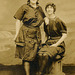 Two Woman Posing for a Boardwalk Souvenir, Atlantic City, N.J.
