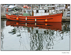 Ucluelet little orange boat