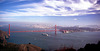 A classic view - Golden Gate from Hawk Hill, Sept. 1992 (120°)