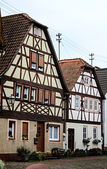 Half-timbered traditional Houses