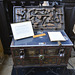 Oxford – Bodleian Library – Old treasury chest in the Divinity School