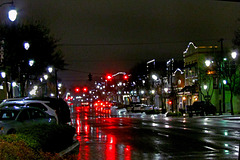 A Rainy Evening on Broad Street