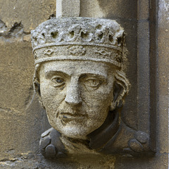 Oxford – Bodleian Library – Crowned head