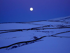 moonlight on clough valley