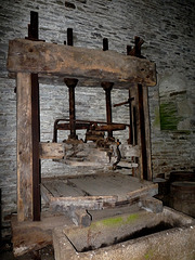 Buckland Abbey- Cider Press in the Great Barn