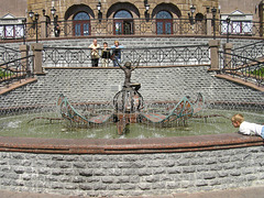 Puppentheater in Kiew, Springbrunnen