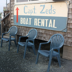 Chairs at Capt. Zed's