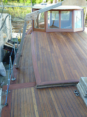 MF - new teak cabin roof