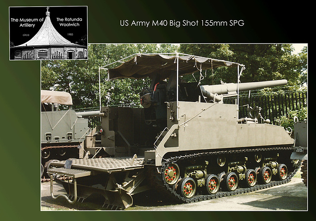 Rotunda - US Army M40 Big Shot 155mm SPG