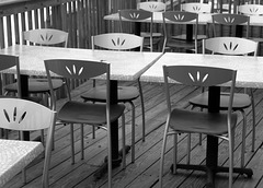 Chairs at Island House Restaurant
