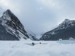 Ice castle at Lake Louise, 2008