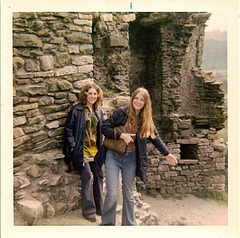 Tourists at Kendal Castle