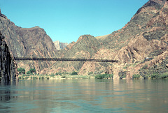 Footbridge across the Colorado River, Grand Canyon