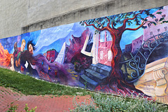 "Life in Motion" Mural – Jacksonia Street, Central Northside, Pittsburgh, Pennsylvania