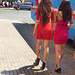 Ladies in red