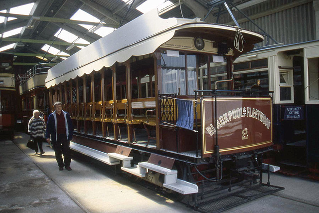 Blackpool and Fleetwood Tramroad Company Tram 2
