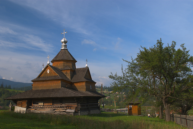 alte Kirche in Worochta