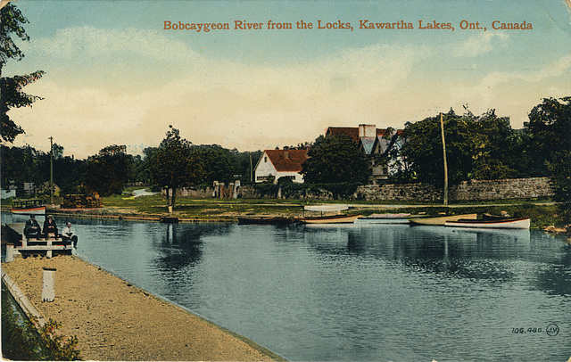Bobcaygeon River from the Locks, Kawartha Lakes, Ont., Canada (106,486)