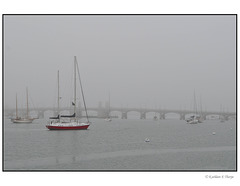 Sailboat in the Mist
