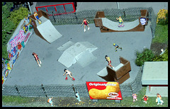 Skatepark in Miniatur Wunderland
