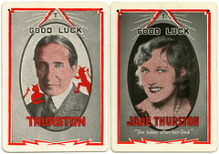 Howard and Jane Thurston Good Luck Throw-Out Card