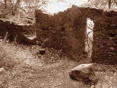 Eyrie House ruins, Mt. Nonotuck