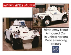 National Army Museum external exhibits circa 1995