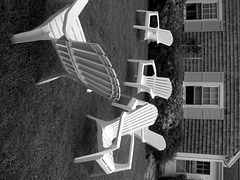Adirondack chairs, Cape Cod