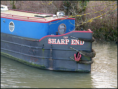 the sharp end
