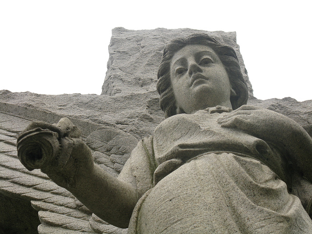 Angel with Rose, Calvary Cemetery