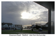 Claremont Rd Seaford - another bus stop - another view - 22.12.2013