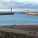 gbw - Whitby evening piers