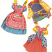Vintage Fairytale/Nursery Rhyme Paper Doll Clothes #3
