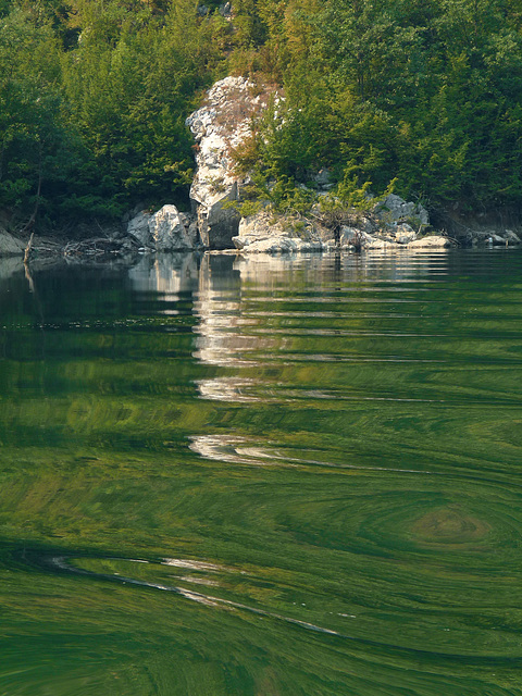 Lake Komani- Green Reflection
