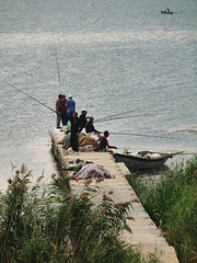 Liqenas- Fishing fromthe Jetty
