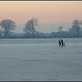 skaters at Port Meadow