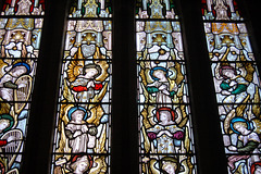 Detail of East Window, Saint Michael's Church, Birchover, Derbyshire