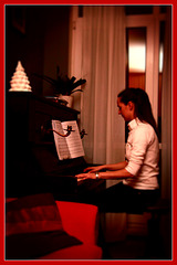 Lucia Playing the Piano