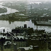 Hamburg, Reiherstieg, Überseebrücke und Vorsetzen, April 1950 (190°)