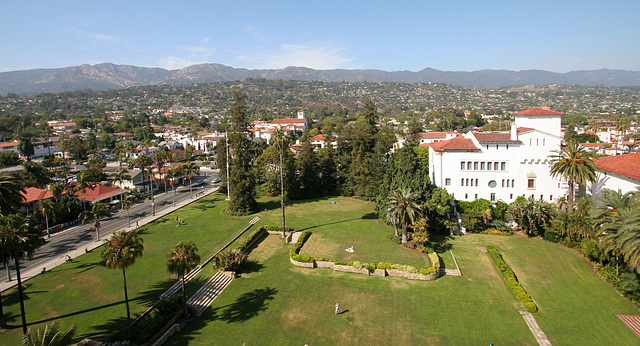 Santa Barbara County Courthouse Tower View (2098)